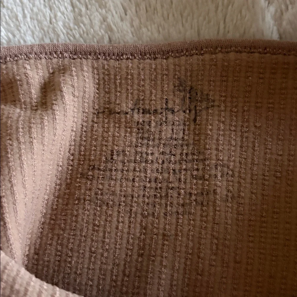 Ribbed Blush Pink Free People Tank Top - Picture 2 of 3